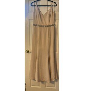 Hayley Paige Occassions Champagne Dress